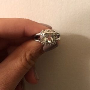 David Yurman Petite Albion Ring Prasiolite
